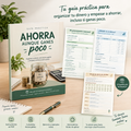 AHORRA AUNQUE GANES POCO 💰+ 🎁 BONO GRATIS: 3 PLANTILLAS DE AHORRO